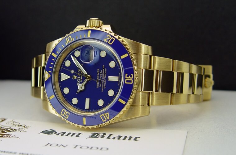 The Gold Fake Rolex Submariner 116618 Watches Review - AAA Replica ...
