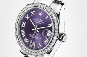 imitation Rolex Datejust 31 278384RBR aubergine dial