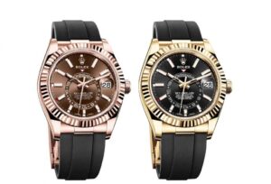 2 AAA Rolex Sky-Dweller watches with Oysterflex Bracelet in 2020